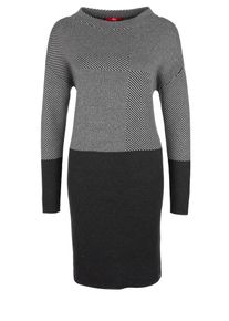 s.Oliver RED LABEL, Damen Kleid, Grau / Schwarz
