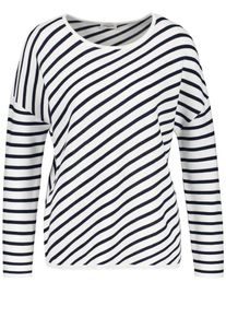 Gerry Weber, Damen Pullover, Blau / Wei&szlig;