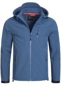 INDICODE JEANS, Herren Softshelljacke ' Jaidyn ', Royalblau