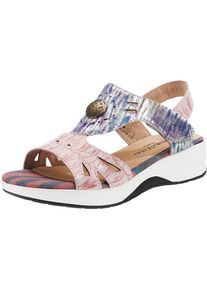Laura Vita, Damen Sandalen 'Duchesse 03', Blau / Lila / Pink