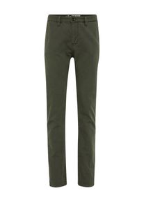 Tom Tailor, Herren Hose 'canvas chino w patched pockets Trousers 1/1', Dunkelgrün
