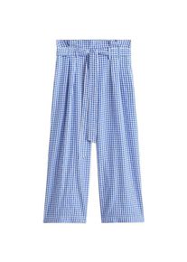 Mango, Damen Hose 'Praya-H', Hellblau / Wei&szlig;
