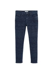 Violeta by Mango, Damen Jeans 'Snake', Dunkelblau