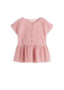 Mango Kids, Mädchen Bluse 'Bow', Rosa / Altrosa