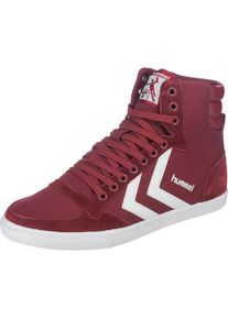 Hummel, Herren 'SLIMMER STADIL HIGH' Sneakers, Weinrot / Weiß