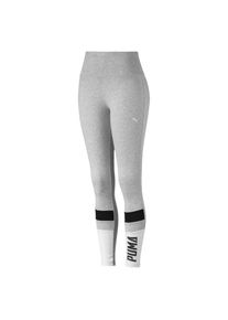 Puma, Damen Leggings, Graumeliert / Schwarz / Weiß