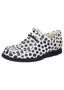 Sioux, Damen Mokassin 'Grash.-D172-29', Royalblau / Dunkelblau / Wei&szlig;