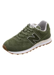 New Balance, Herren Sneaker 'ML574-EPB-D', Grasgr&uuml;n / Wei&szlig;