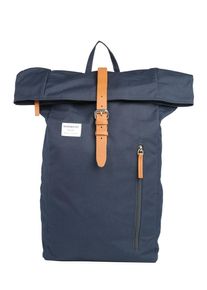 Sandqvist, Damen Roll-Up Rucksack 'Dante', Marine / Hellbraun
