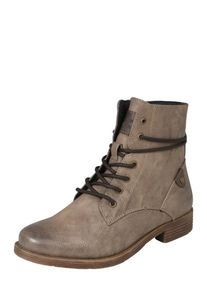 Tom Tailor, Damen Schn&uuml;r-Boot, Taupe
