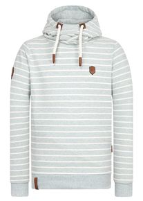 Naketano, Herren Kapuzenpullover, Mint / Wei&szlig;