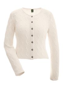 OS-Trachten, Damen Trachtenstrickjacke, Creme
