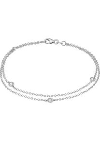 Christ, Damen Armband '87305163', Silber / Weiß