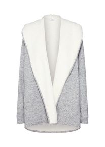 GAP, Damen Strickjacke 'SHERPA WRAP', Hellgrau