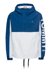 Tommy Jeans, Herren Jacke 'TJM GRAPHIC POPOVER', Royalblau / Weiß