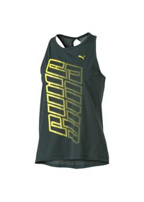 Puma, Damen Tanktop 'Twist It', Gelb / Smaragd