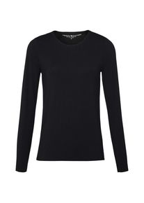 Tommy Hilfiger, Damen Tops (Wirk) »JADA C-NK TOP LS«, Schwarz