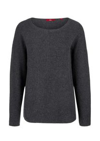 s.Oliver RED LABEL, Damen Pullover, Schwarzmeliert