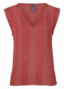 Ichi, Damen Blusentop 'Cristal', Orangerot