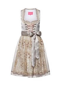 Krüger Dirndl Krüger Madl, Damen Dirndl, Silbergrau / Mischfarben