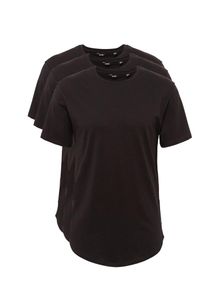 Only & Sons Only & Sons, Herren Shirt 'onsMATT LONGY SS TEE 3-PACK', Schwarz