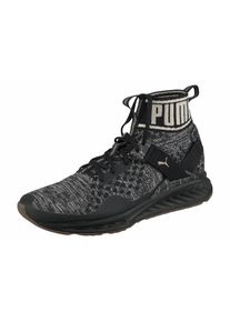 Puma, Herren Laufschuh 'Ignite EvoKnit Hypernature', Schwarzmeliert