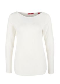 s.Oliver RED LABEL, Damen Fledermauspullover, Wei&szlig;
