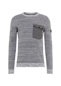Jack & Jones JACK & JONES, Herren - Pullover & Strickjacken 'JCOCRAFT KNIT CREW NECK', Hellgrau