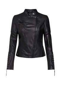 Noisy may, Damen Lederjacke 'MALDIVA', Schwarz