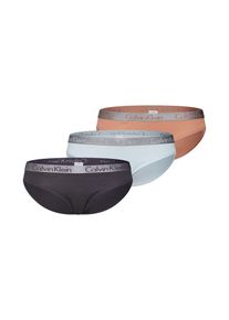 Calvin Klein Underwear, Damen Slip 'BIKINI 3PK', Nude / Grau / Wei&szlig;