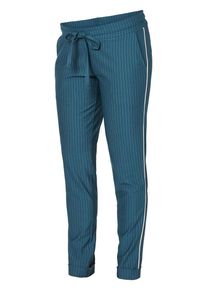 MAMALICIOUS, Damen Gestreifte Hose, Himmelblau