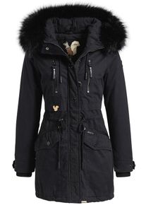 Khujo, Damen Mantel 'FREJA2', Schwarz