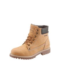 Tom Tailor, Damen Schn&uuml;rboots im Worker-Look, Camel