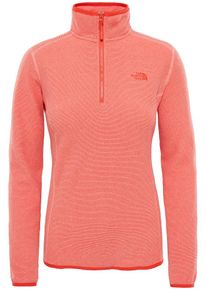 The North Face, Herren Sweatshirt '100 Glacier 1/4 Zip', Rot / Pastellrot