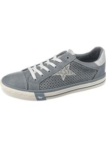Mustang, Damen Sneaker, Taubenblau / Silber / Wei&szlig;