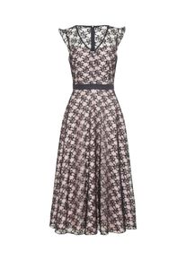 Swing, Damen Cocktailkleid, Rosa / Schwarz