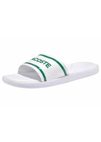 Lacoste, Herren Badeschuhe 'SLIDE', Grün / Weiß