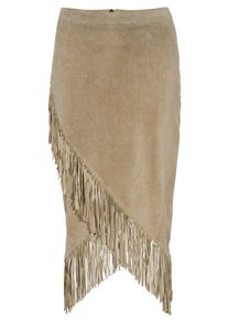 Apart, Damen Lederrock, Camel