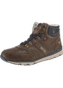 Mustang, Herren Sneakers High, Navy / Braun