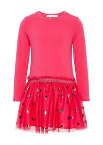 name it, Mädchen Kleid, Mischfarben / Dunkelpink / Cranberry