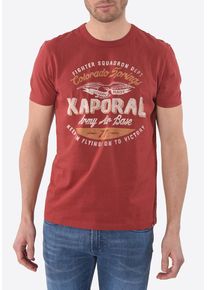 Kaporal5 Kaporal, Herren T-Shirt 'Datta Redchi', Hellorange / Rot