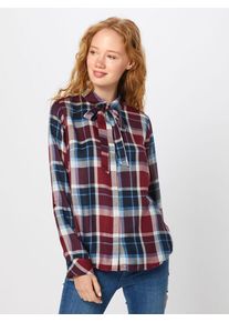 s.Oliver RED LABEL, Damen Bluse, Blau / Rot / Dunkelrot / Weiß