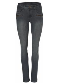 Heine, Damen Bauchweg-Jeans, Black Denim