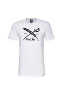 Iriedaily, Herren T-Shirt mit Logo-Print 'Daily Flag', Wei&szlig;