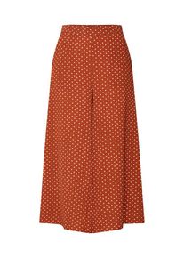 Soaked in Luxury, Damen Hosenrock 'Mila', Rostbraun / Wei&szlig;