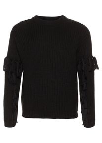 name it, M&auml;dchen Strickpullover, Schwarz