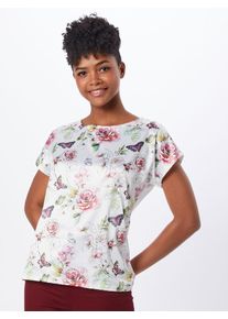 Zwillingsherz, Damen Bluse, Mischfarben / Weiß