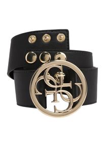 Guess, Damen Gürtel 'NOT C. NOT ADJUST.BELT', Gold / Schwarz