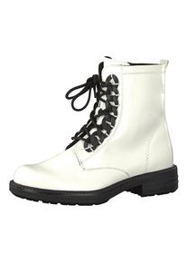 s.Oliver RED LABEL, Damen Biker Boots, Weiß