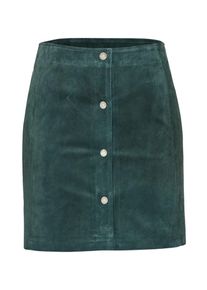 Freaky Nation, Damen Minirock aus Wildleder 'Twentyone', Gr&uuml;n